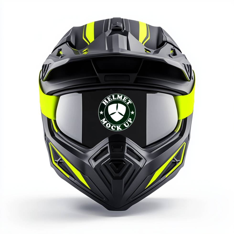 Helmet mock up collection with helmet mock up layout and helmet mock up view psd