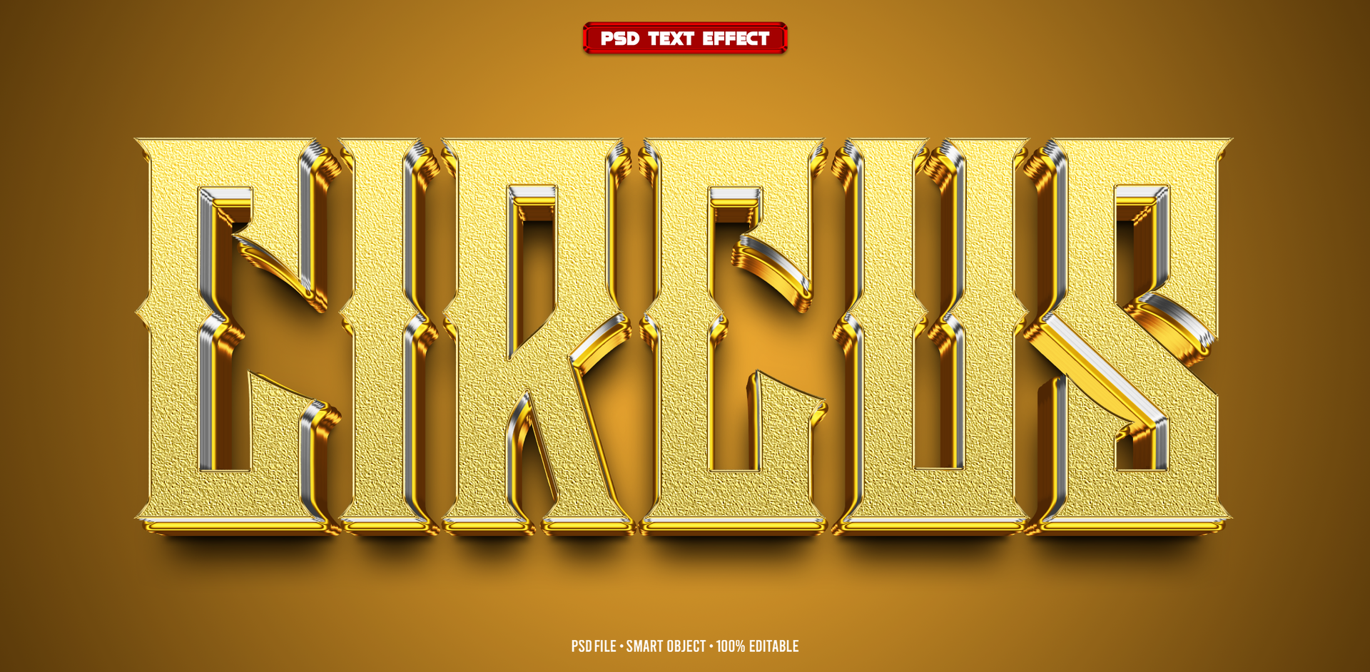 Circus 3D editable text effect psd
