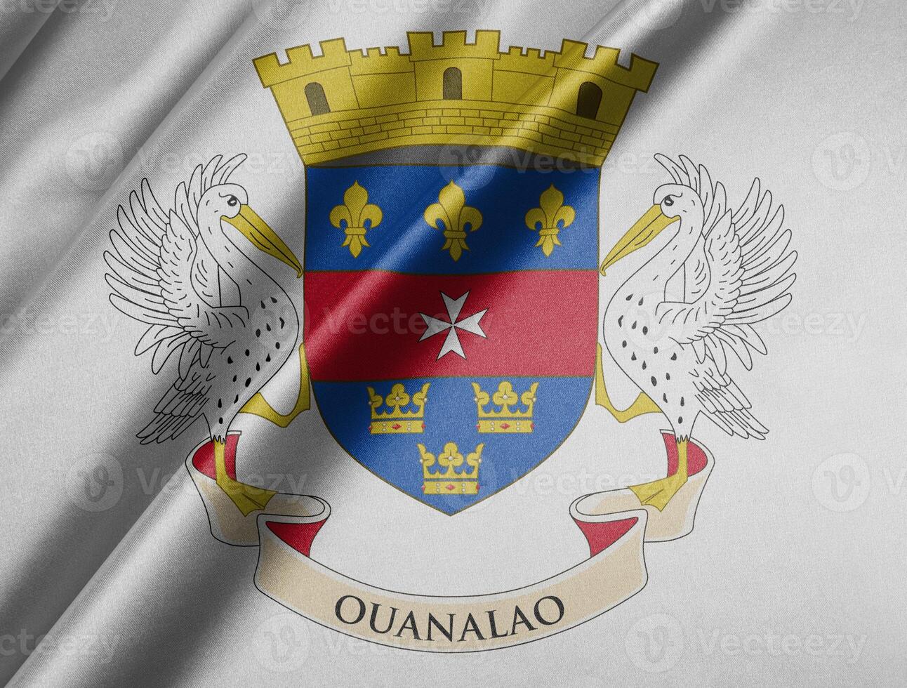 National flag of Saint Barthelemy High resolution photo