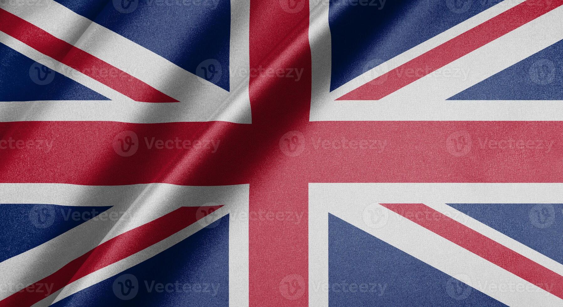 National flag of United Kingdom High resolution photo