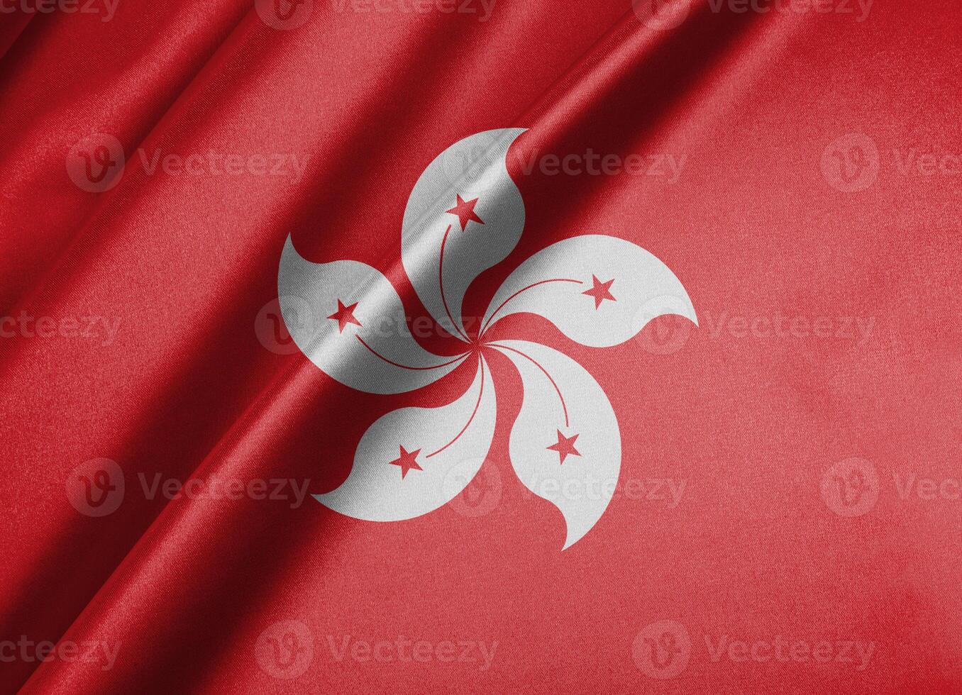 National flag of Hong Kong High resolution photo