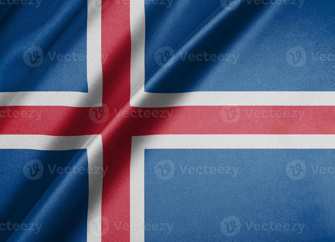 National flag of Iceland High resolution photo