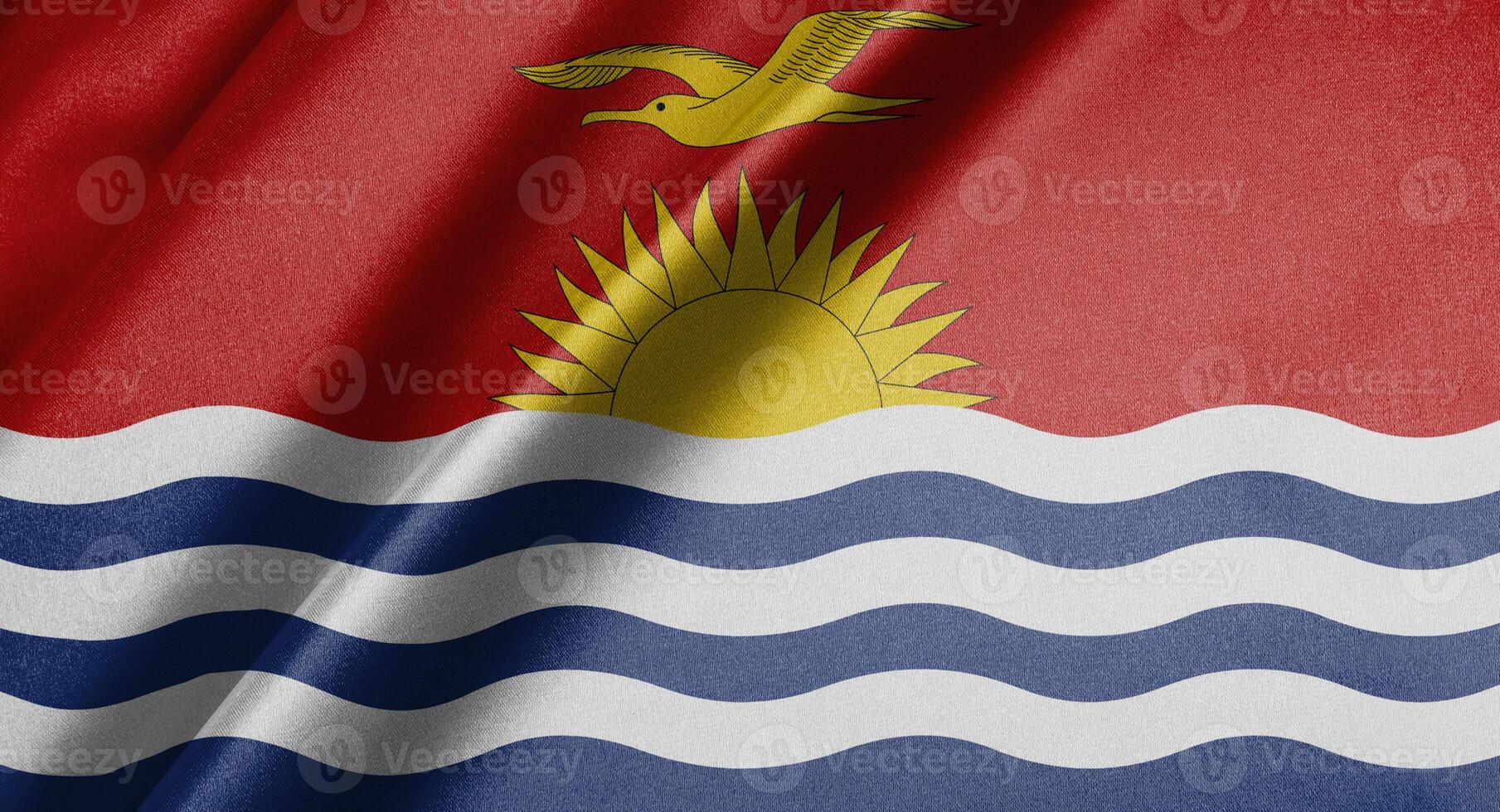 National flag of Kiribati High resolution photo