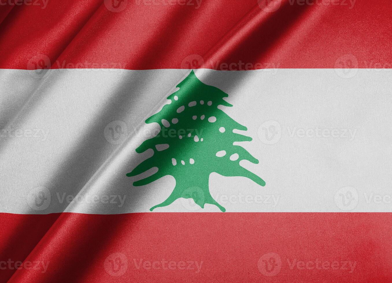 National flag of Lebanon High resolution photo