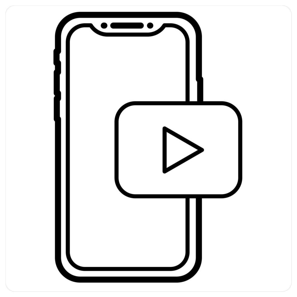 icon concept in black line color vector