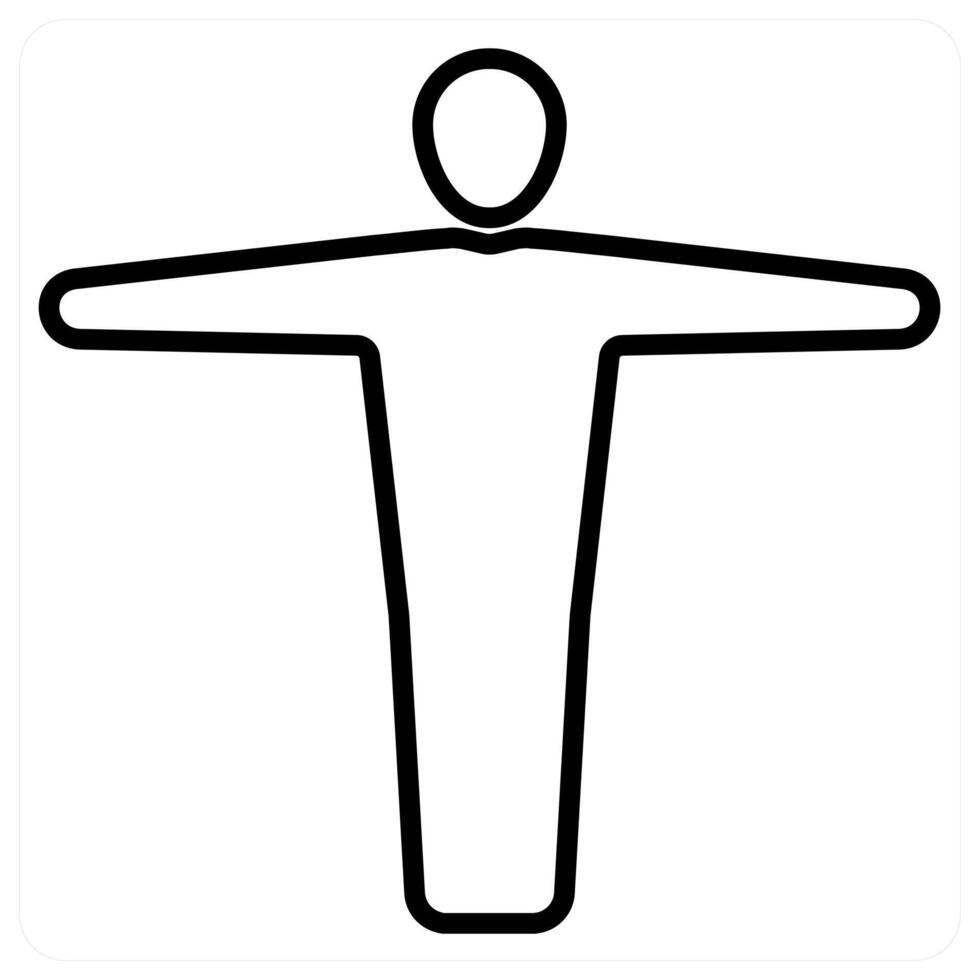 gender icon concept in black line color vector
