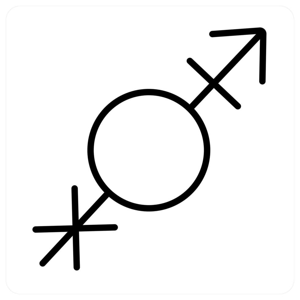 female and woman icon in black line color vector