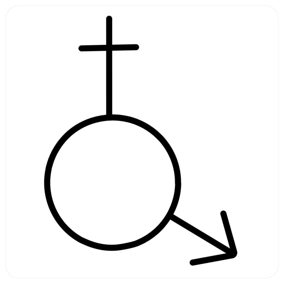 male and boy icon in black line color vector