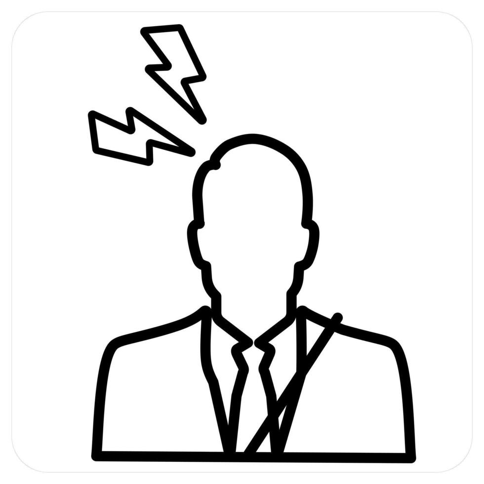 Driver Insurance icon concept in black line color vector