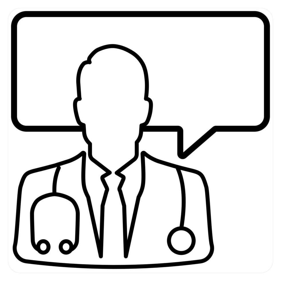Medical Help icon concept in black line color vector