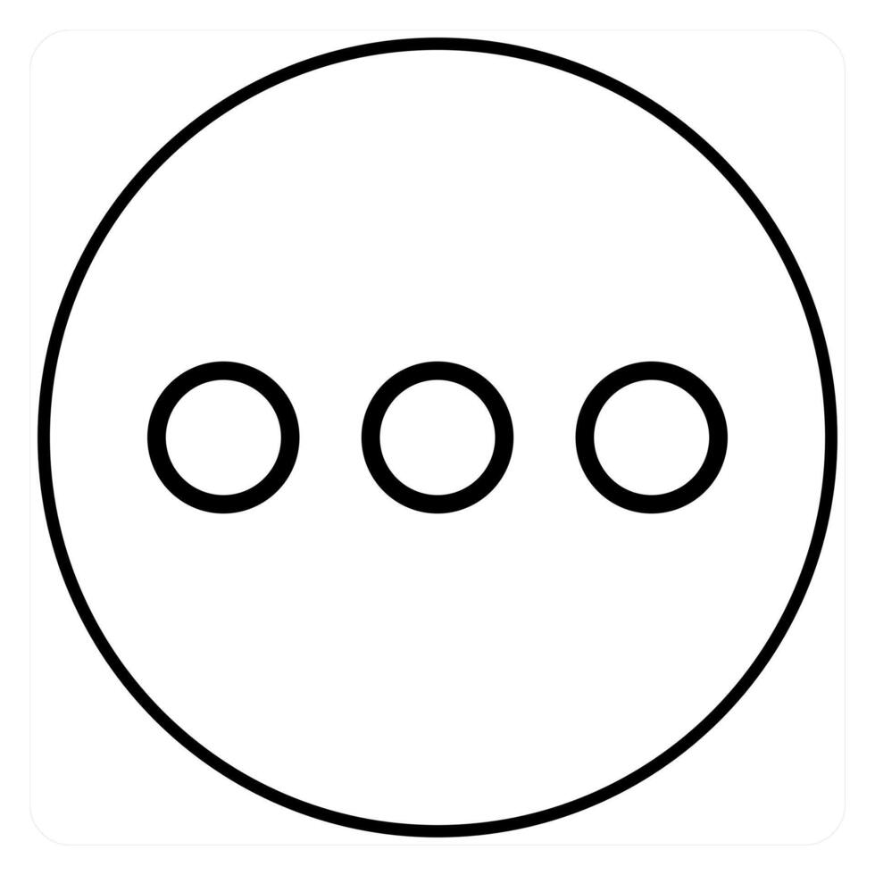 Menu icon concept icon concept in black line color vector