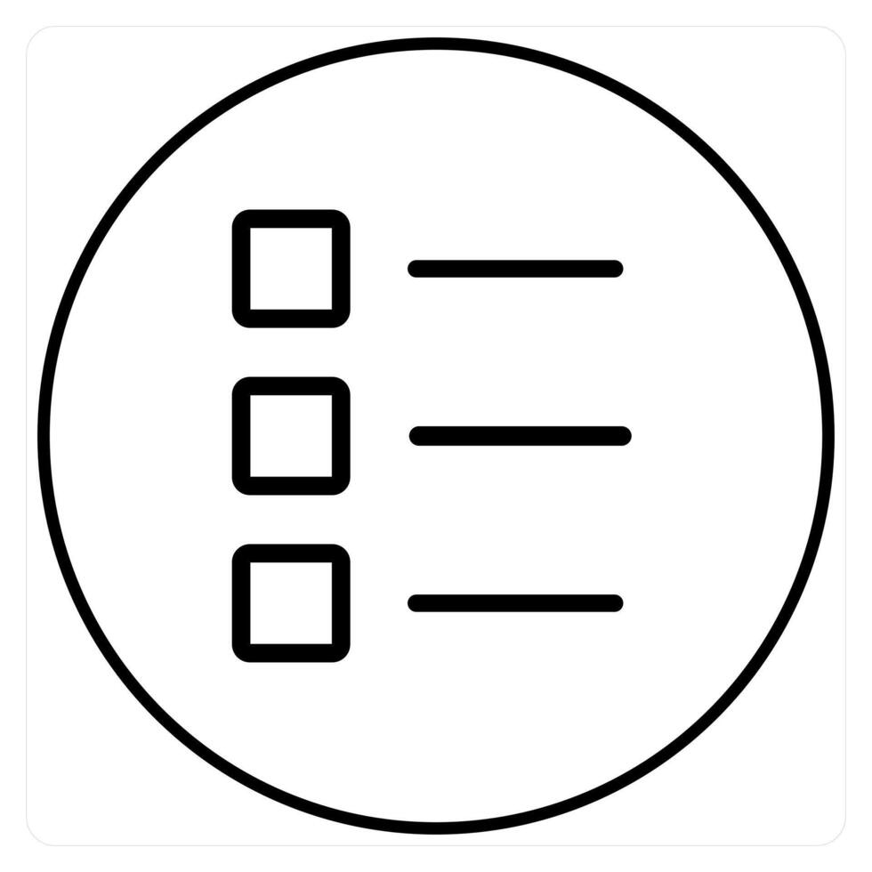 Index ad icon concept in black line color vector