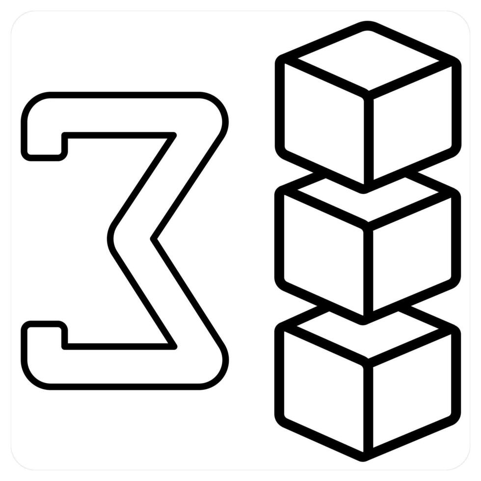 Sum Of Drive icon concept in black line color vector