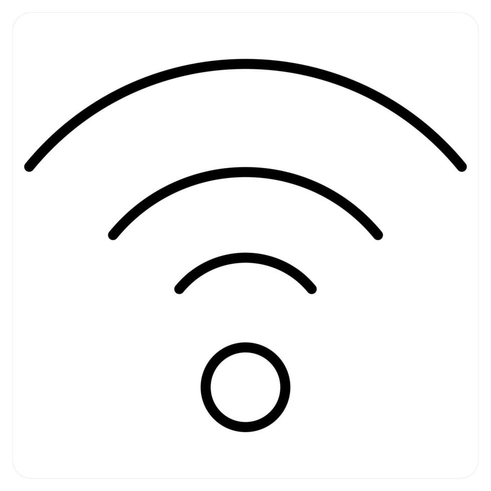 Hosting icon concept in black line color vector