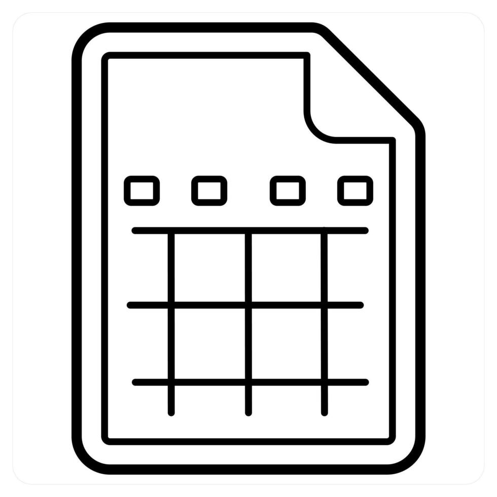 Mention icon concept in black line color vector