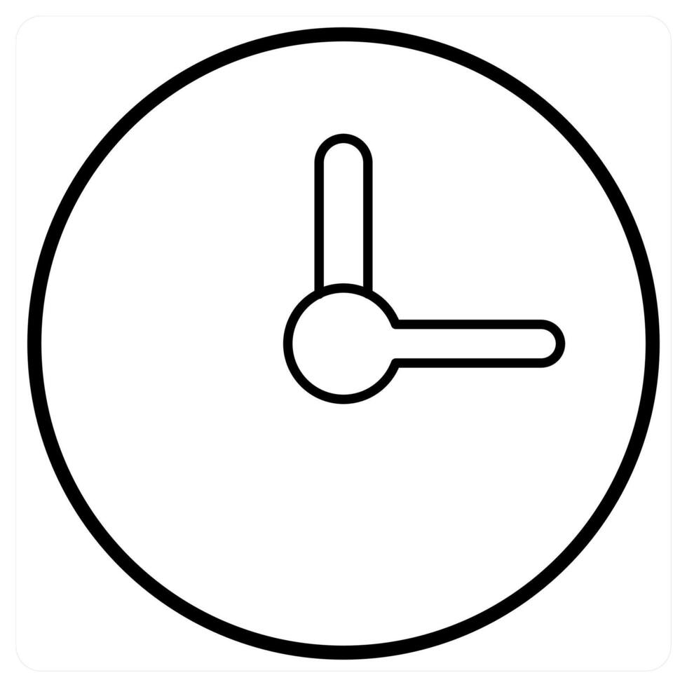watch icon concept in black line color vector