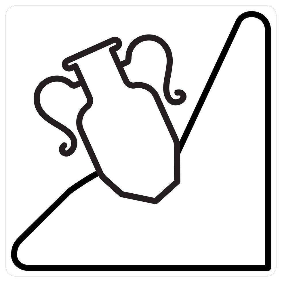 History icon concept in black line color vector