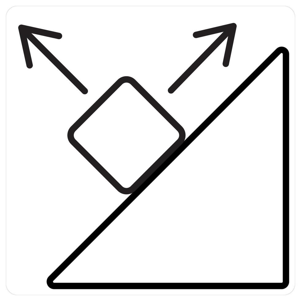 Geology icon concept in black line color vector