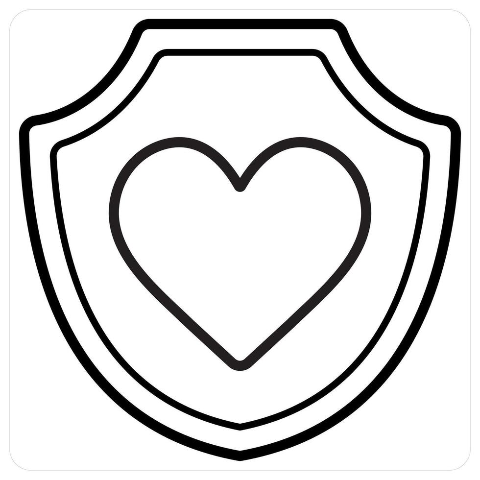 Favorite concept in black line color vector