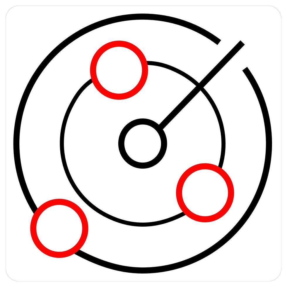 Scan icon concept in black line color vector