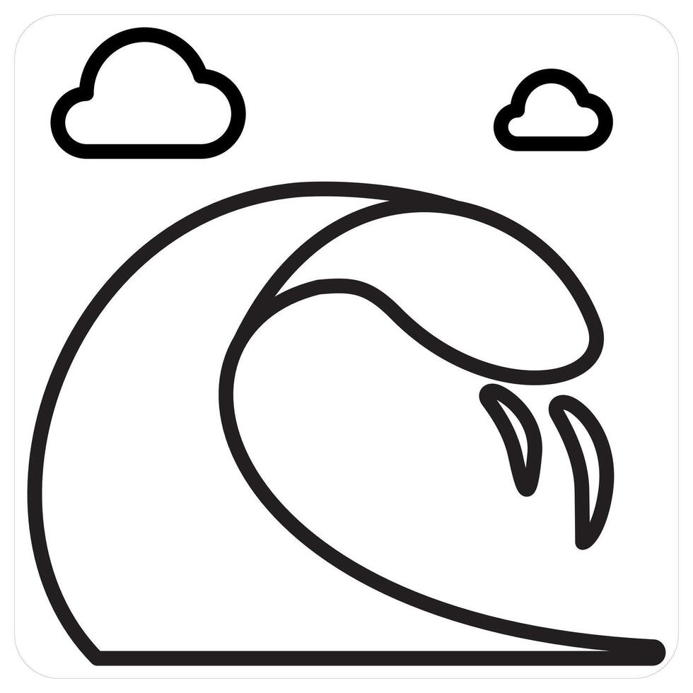 highway icon concept in black line color vector