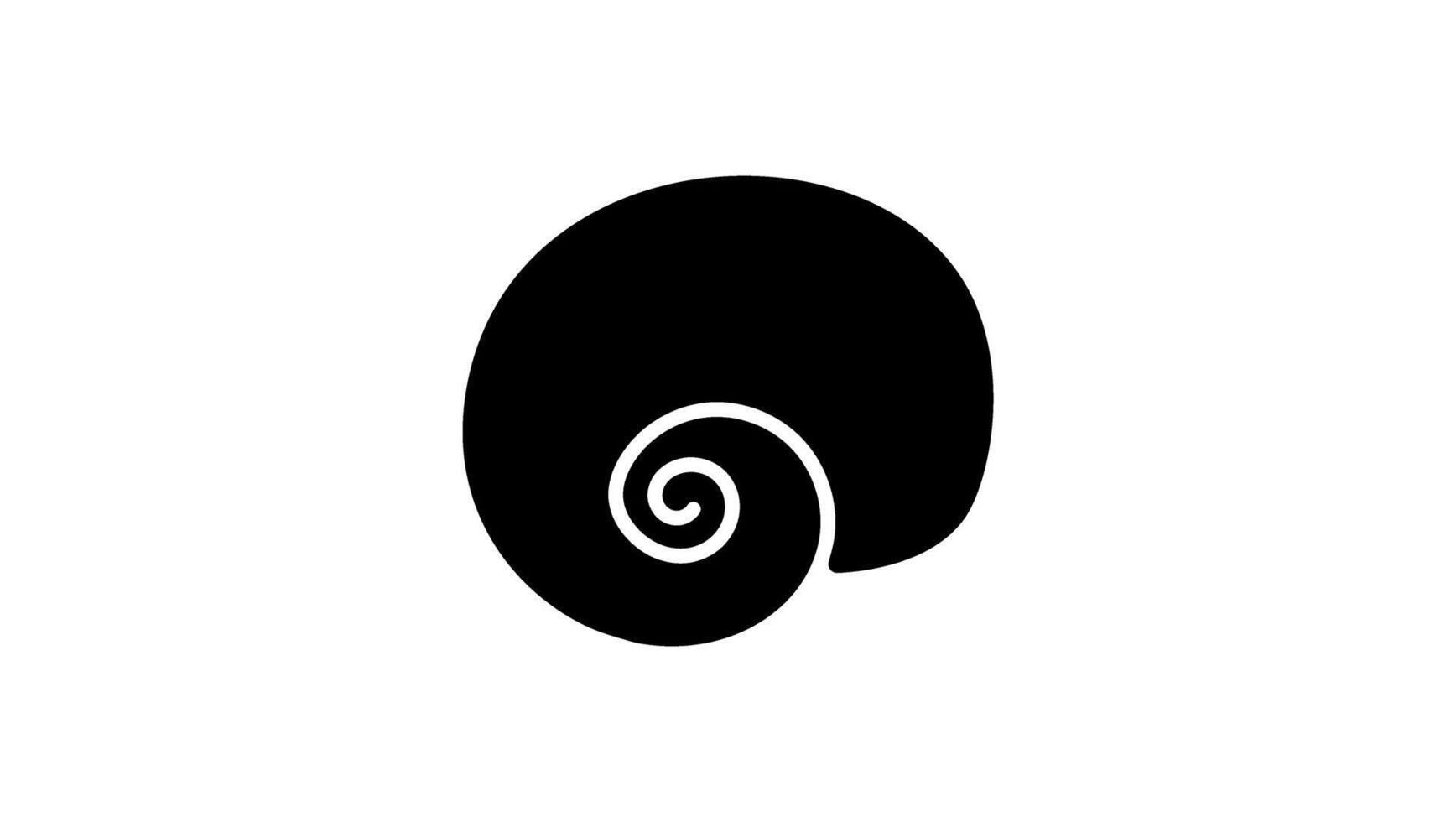 shell symbol, black isolated silhouette 65349873 Vector Art at Vecteezy