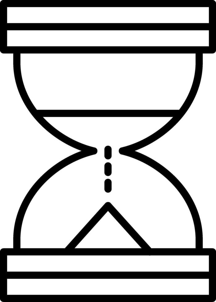 Hourglass Timer Design vector