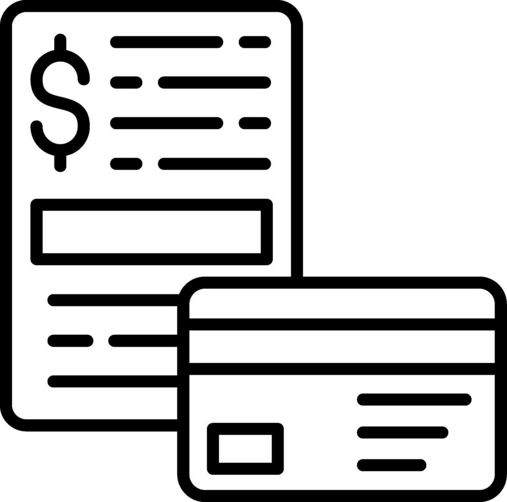 Bill Payment Receipt vector