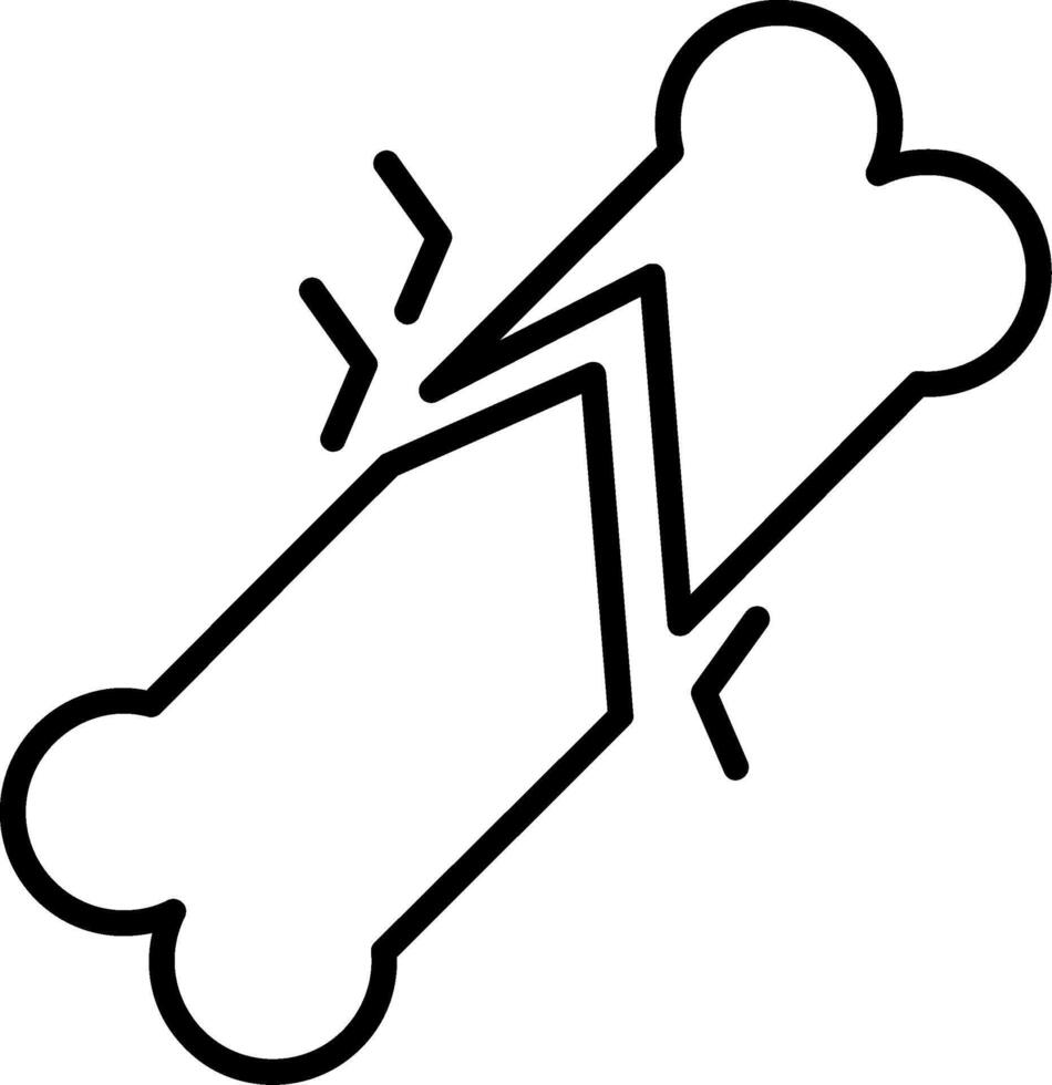 Broken Bone Injury vector