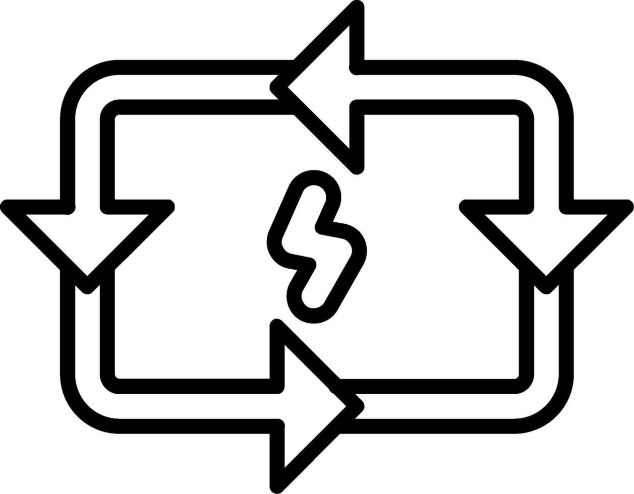 Energy Recycling Sustainable Power vector