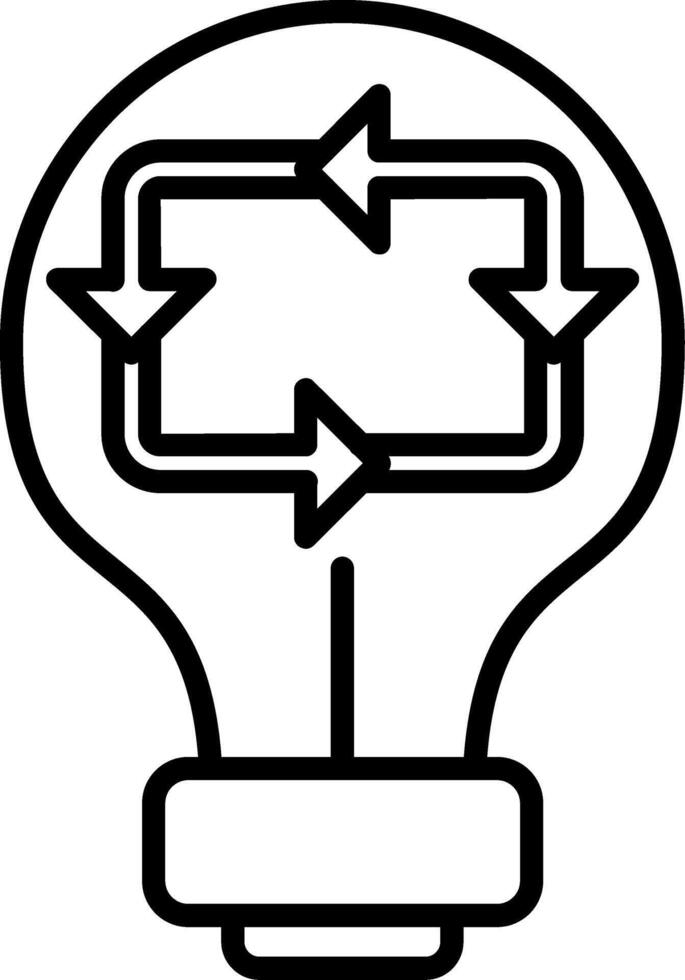 Recycle Light Bulb Eco-friendly Disposal vector