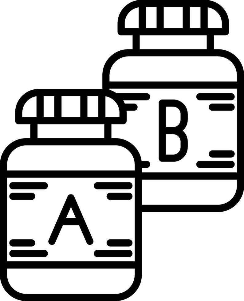 Resin Material icon vector