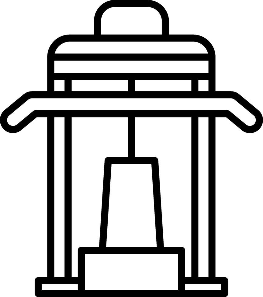 Bench Press Strength Exercise vector