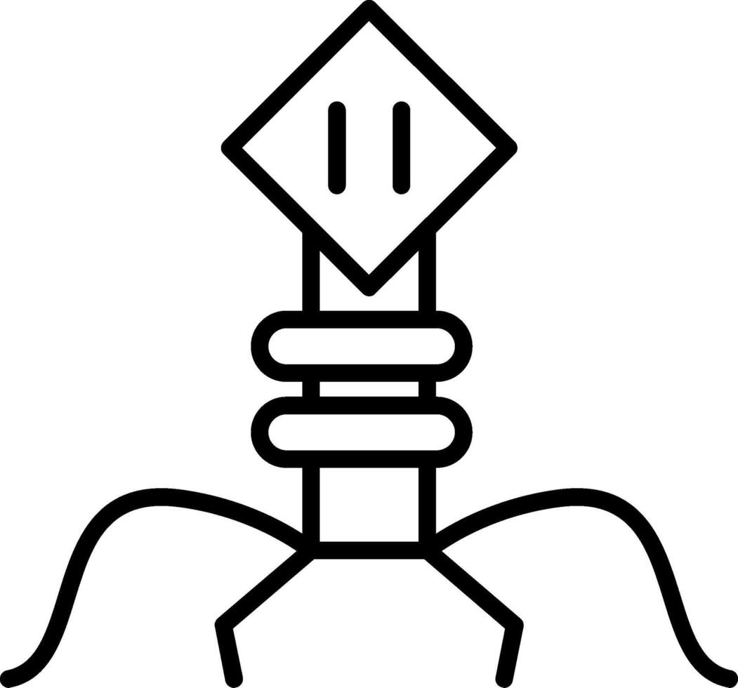 Bacteriophage Virus That Infects Bacteria vector