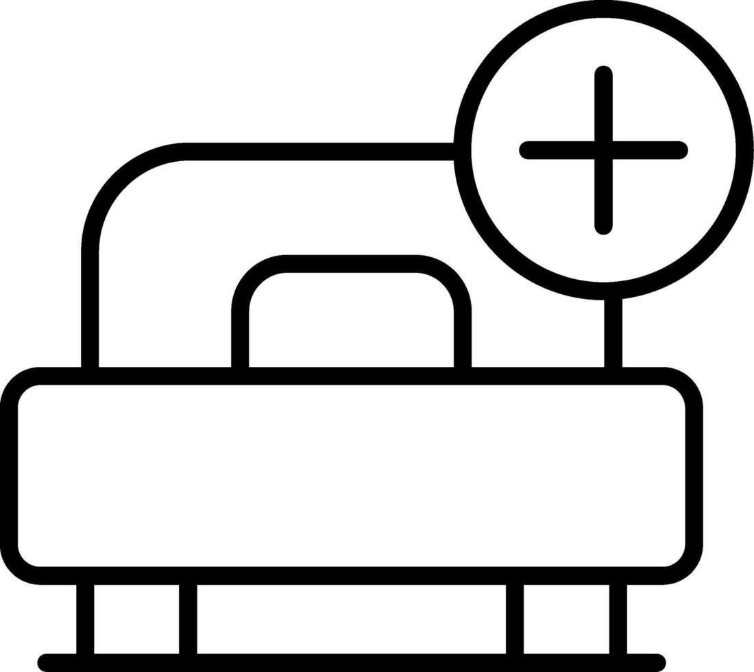 Extra Bed Sleeping Setup vector