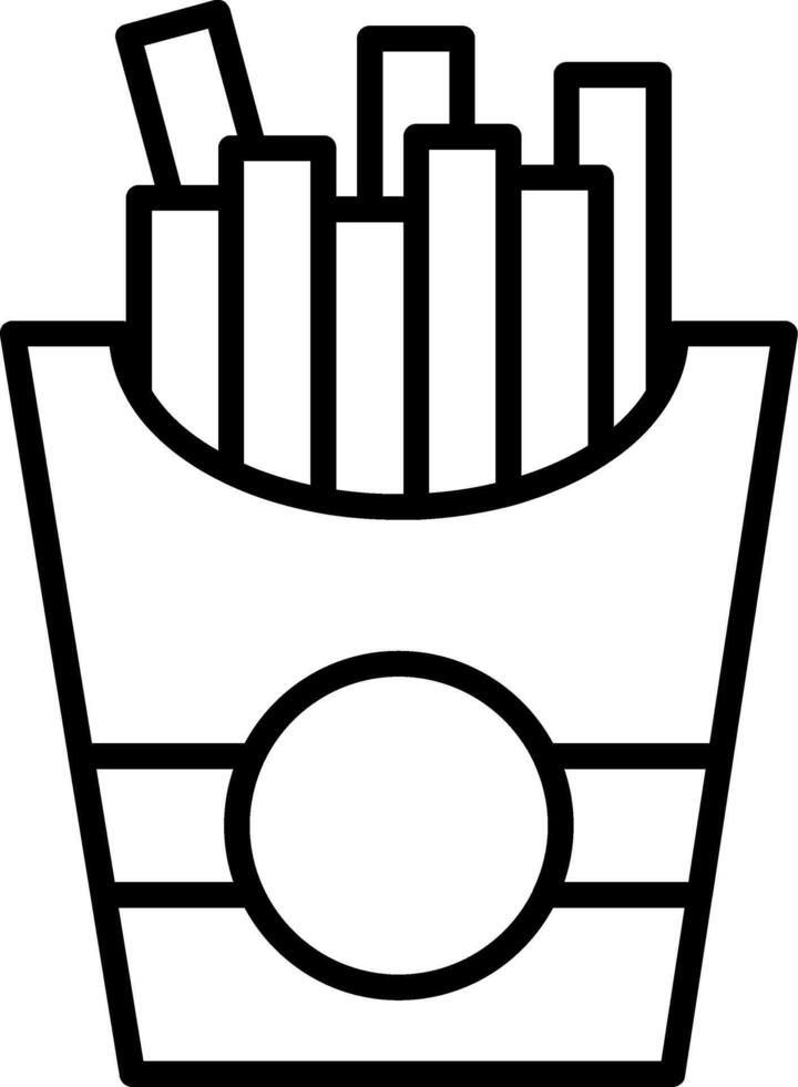 French Fries Potato Snack vector