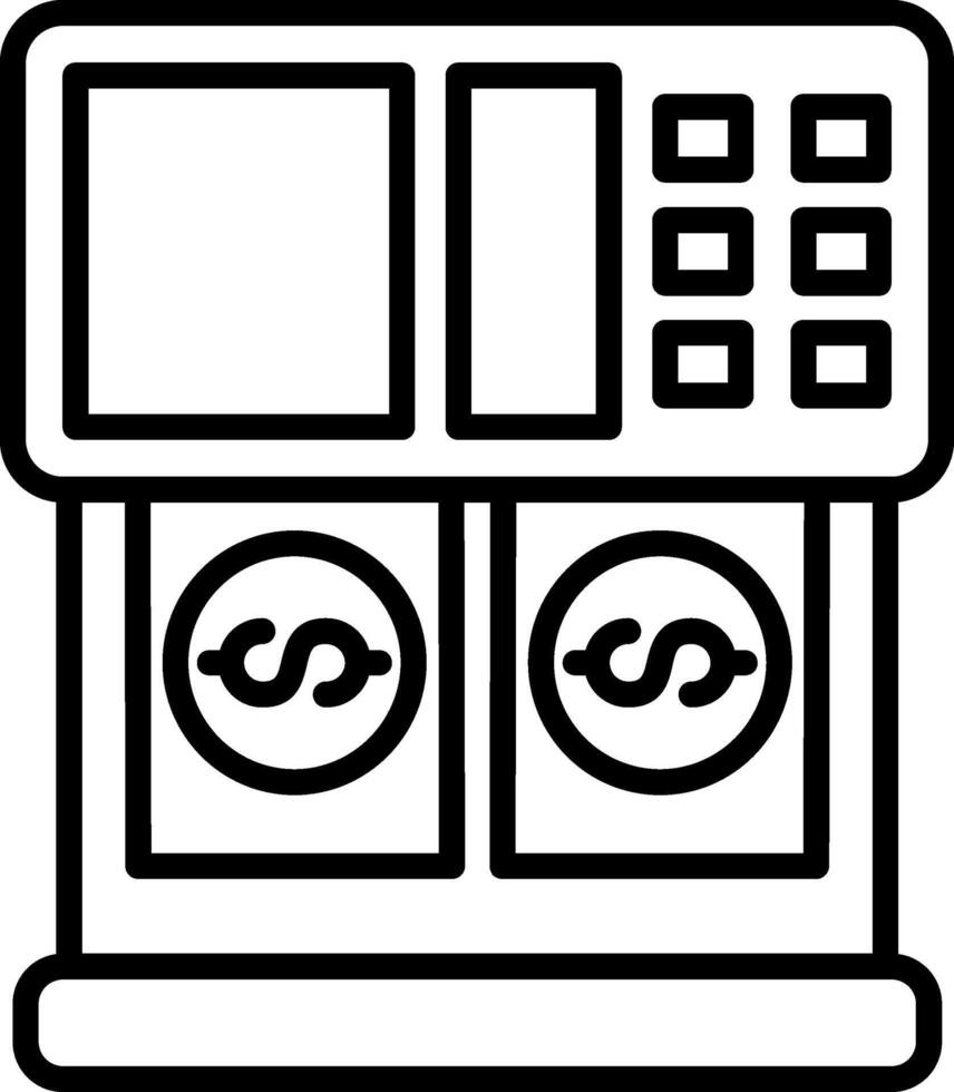 Register Machine Cash Register vector