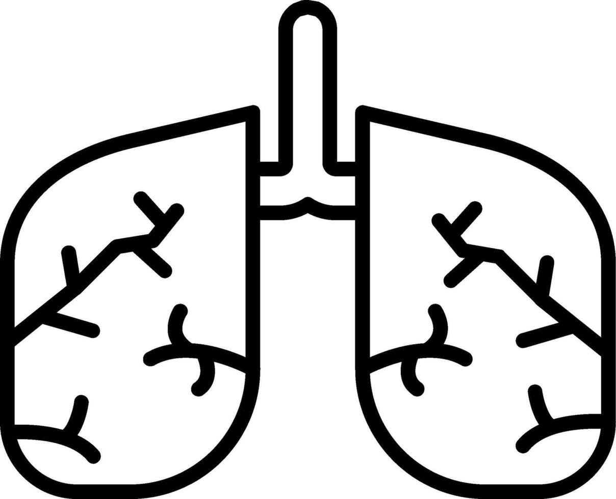 Lungs Respiratory Organs vector