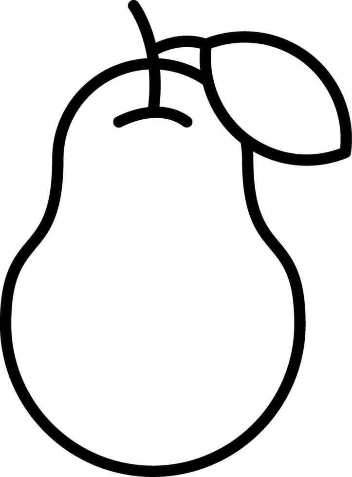 Pear Juicy Fruit vector