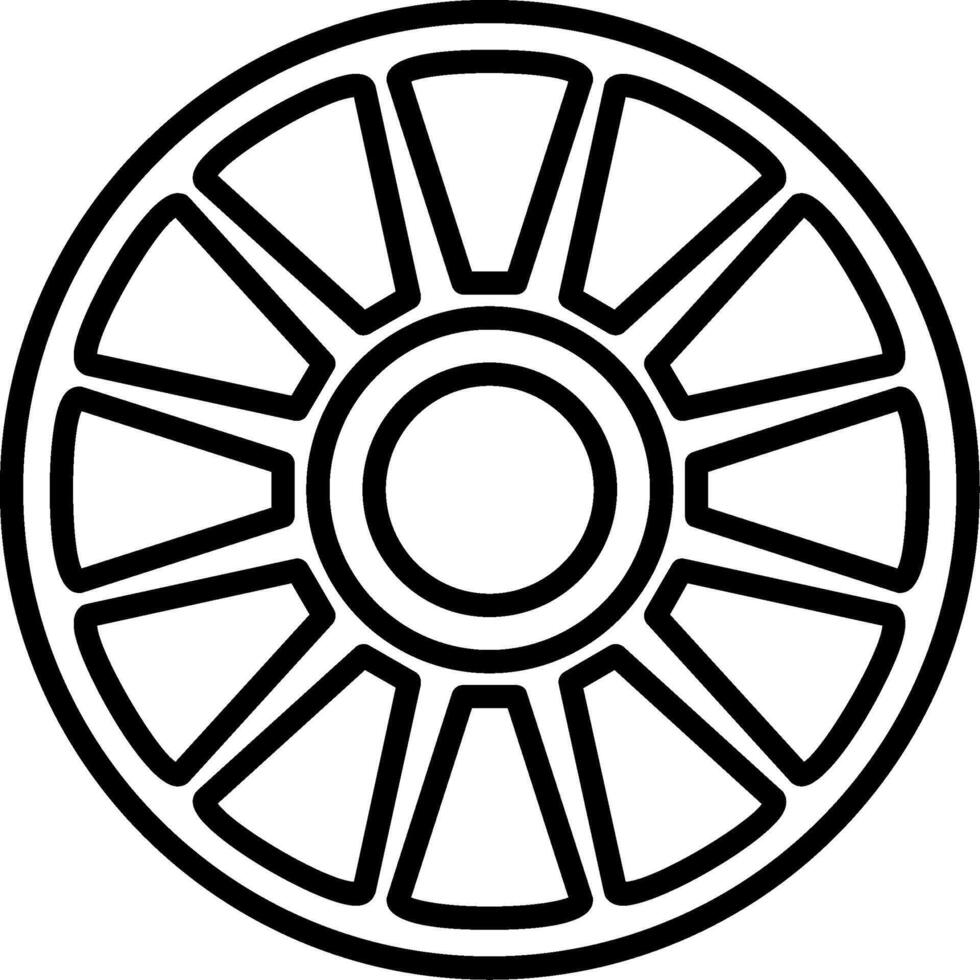 Centric Diatom Type of Algae vector