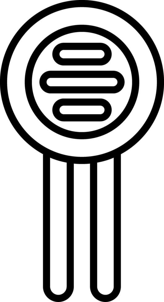 LDR Sensor Light Dependent Resistor vector