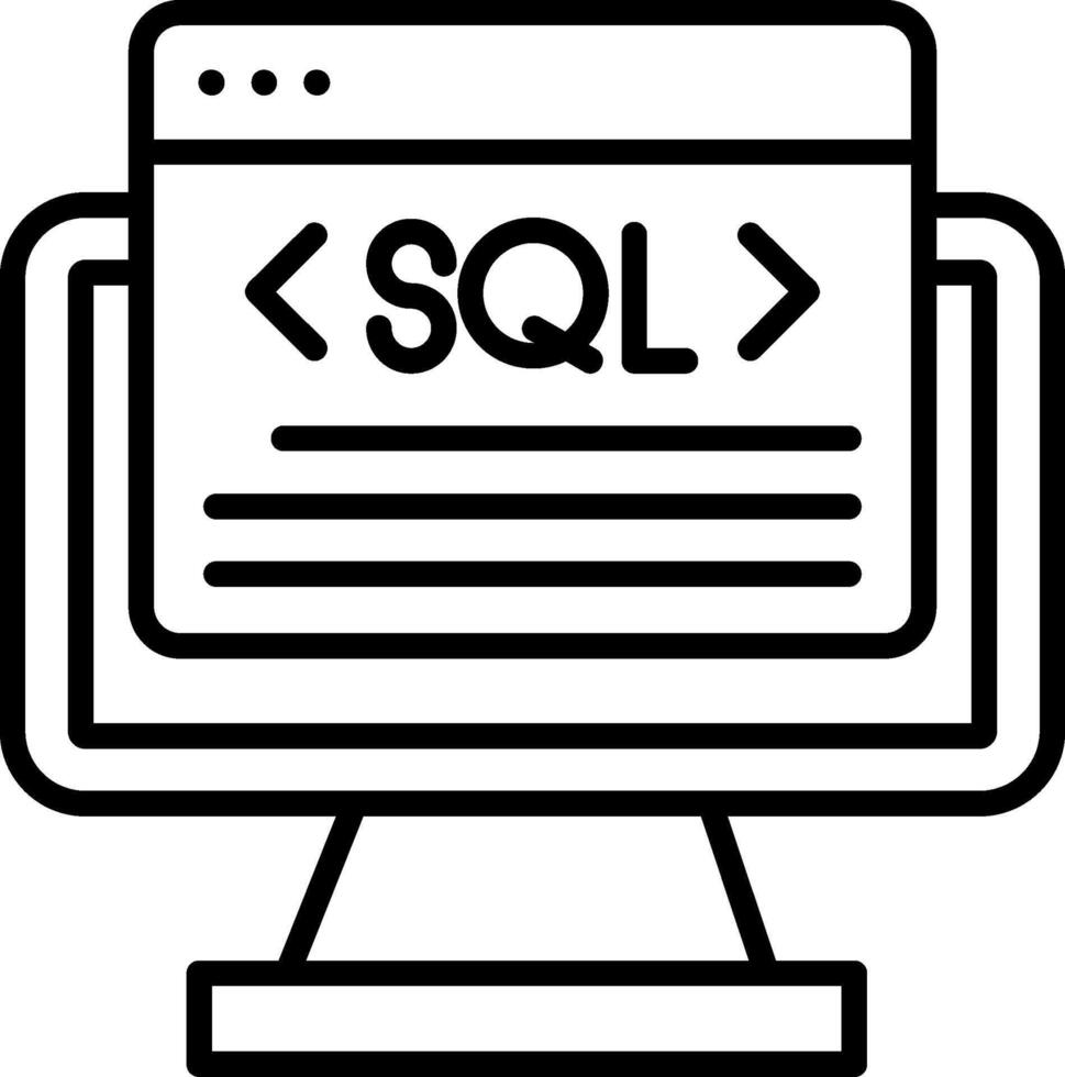 SQL Database Query 65350896 Vector Art at Vecteezy