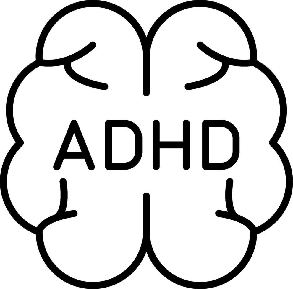 ADHD Behavioral Traits vector