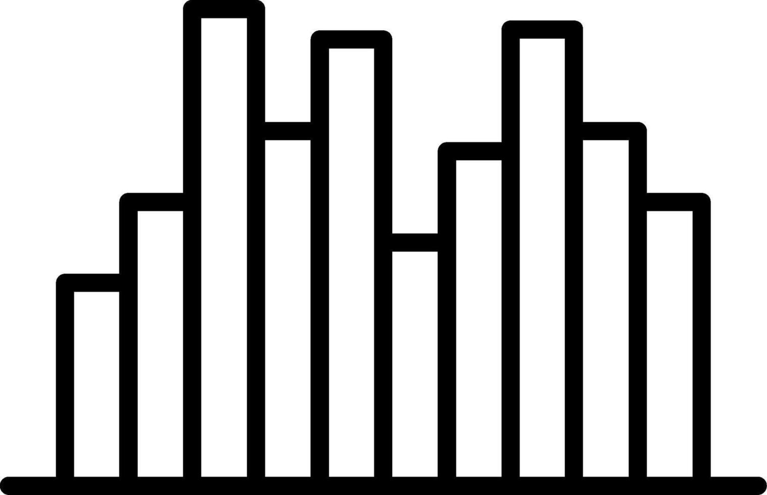 Bar Chart Business Stats vector