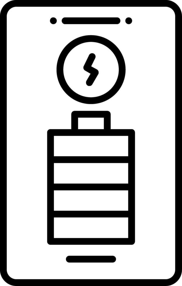 Phone Charging Process vector