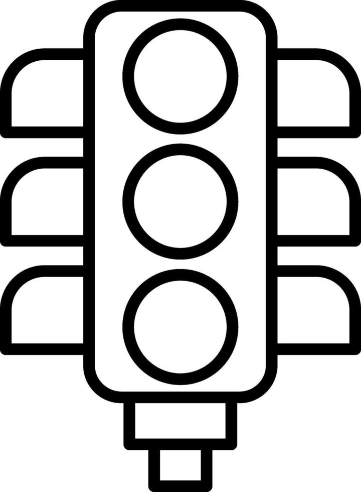 Traffic Light Road Signal vector