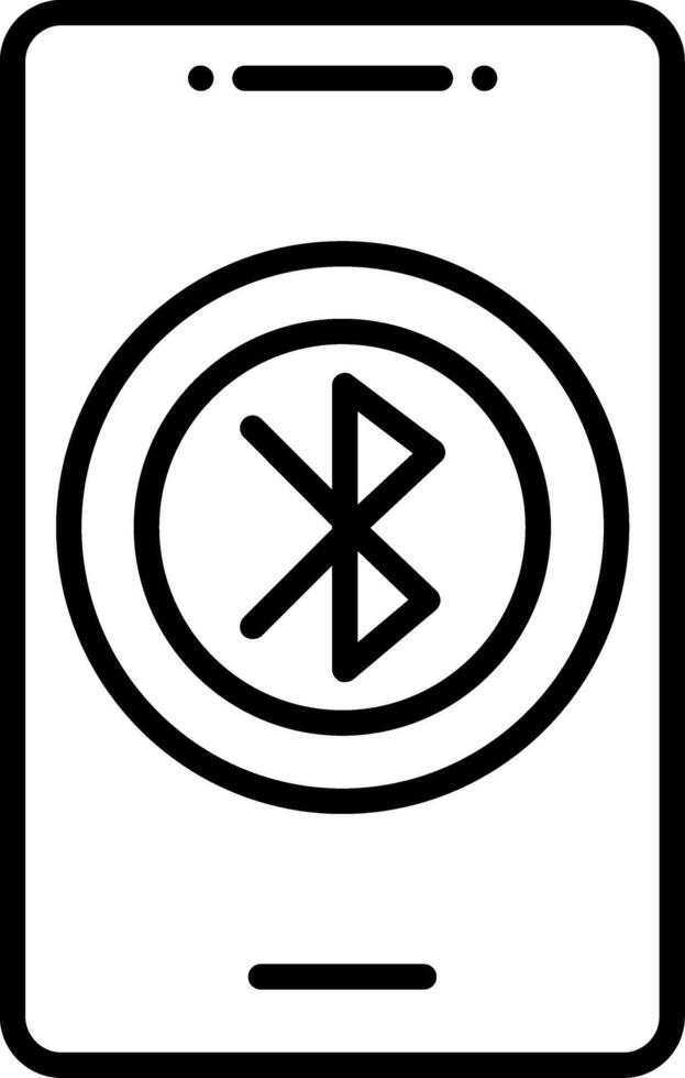Bluetooth Phone Connection vector