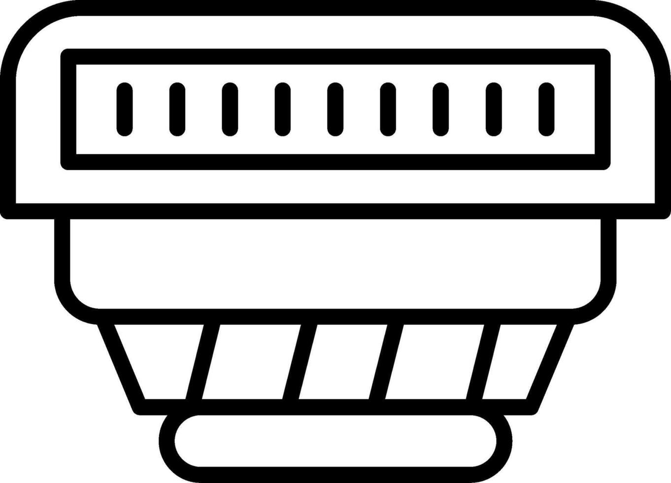 Smoke Detector Safety Device vector