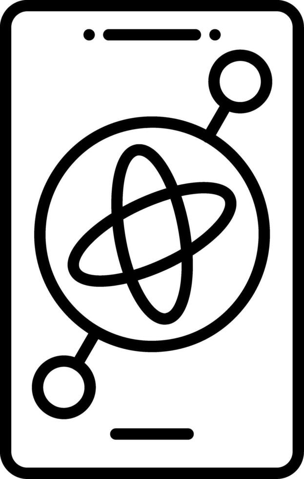 Gyroscope Sensor Technology vector