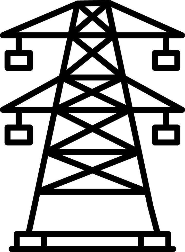 Electric Tower Power vector